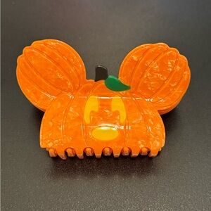 Mickey Pumpkin Hair Clip - large